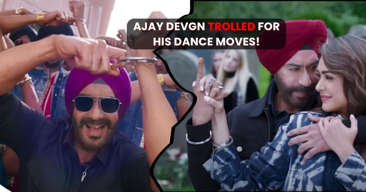 Ajay Devgn trolled for his dance moves in son of sardaar 2 song Pehla Tu Doja Tu