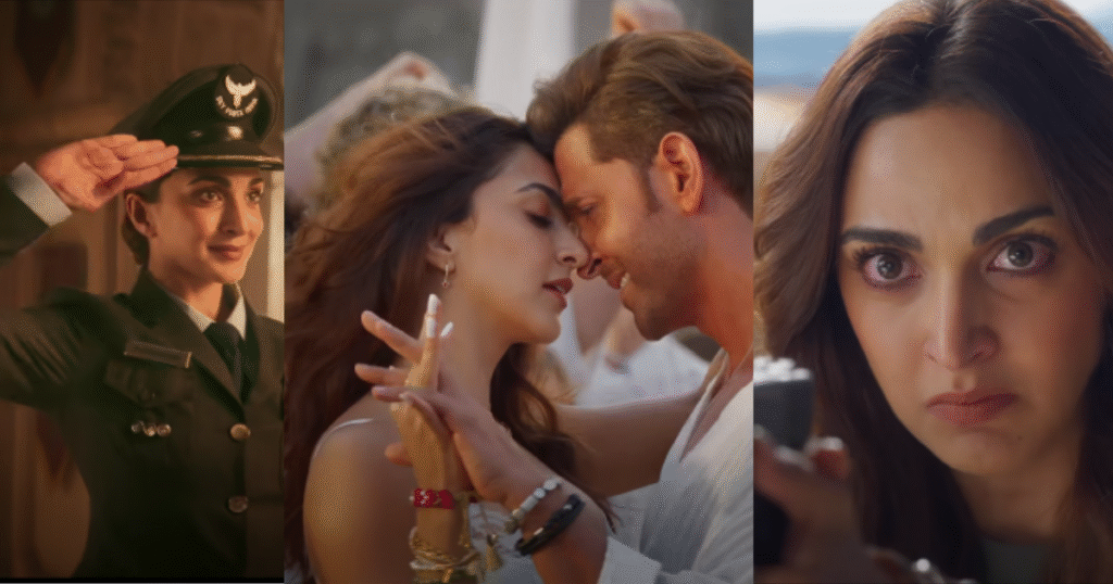 Kiara Advani in multiple avatars from War 2 trailer – bold, fierce, and romantic
