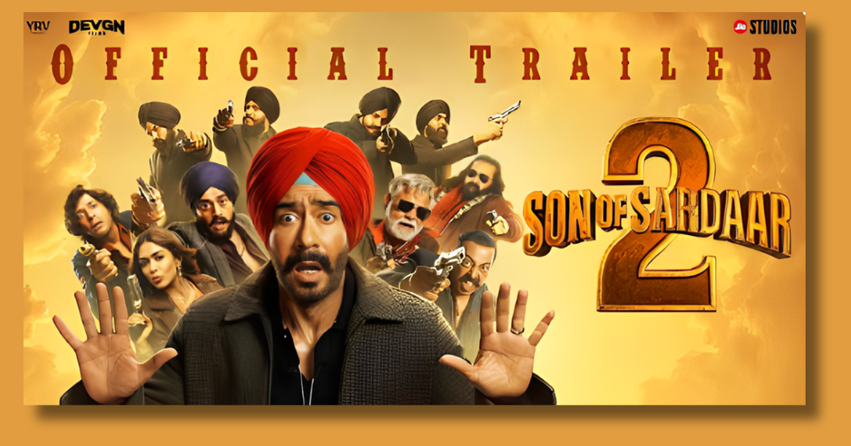 Ajay Devgn in Son of Sardaar 2 official poster with bold action look