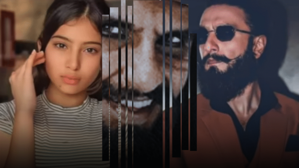 Ranveer Singh transformation from clean-shaven to intense Dhurandhar look
