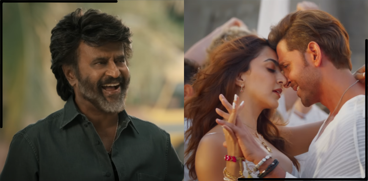 Rajinikanth’s Coolie vs Hrithik Roshan’s War 2 – Advance Booking vs Screen Count Box Office Clash