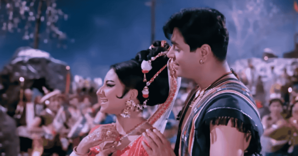 Rajendra Kumar and Sharmila Tagore in Talaash (1969)
