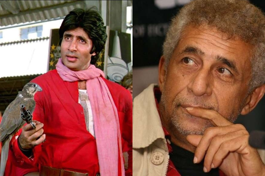 Naseeruddin Shah and Amitabh Bachchan – old colleagues, now divided by words