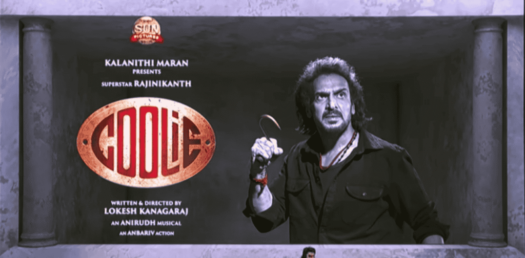 Coolie (2025), directed by Lokesh Kanagaraj, with music by Anirudh.