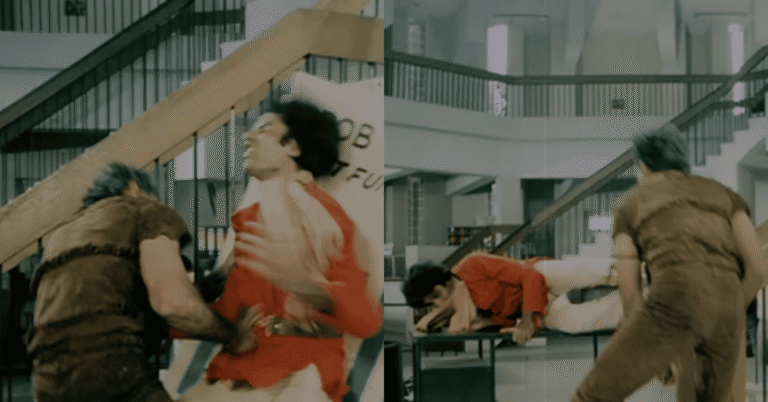 Amitabh Bachchan injured on the set of Coolie during a stunt scene