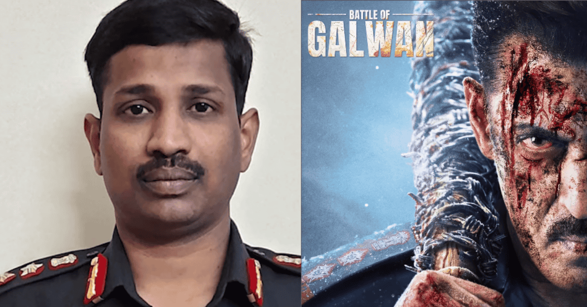 Salman Khan as Colonel Santosh Babu in Battle of Galwan climax shoot.